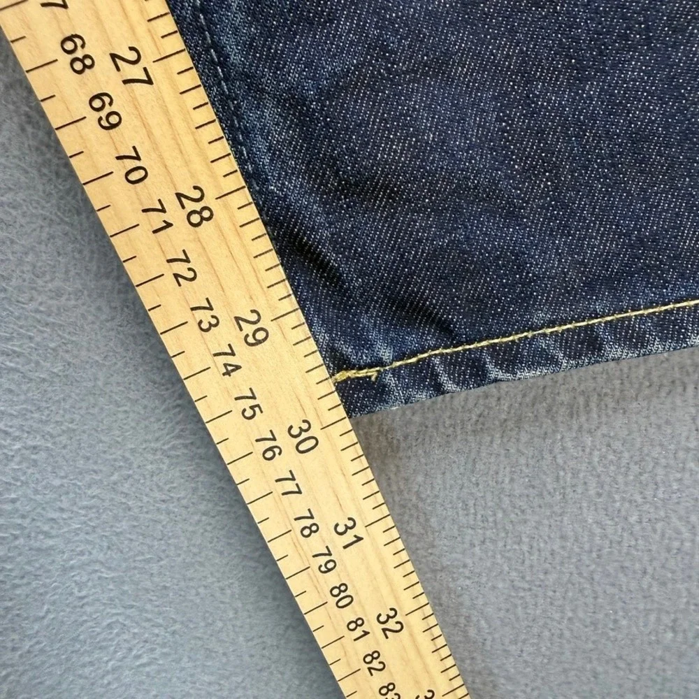 Polo Ralph Lauren Straight Leg Jeans 34x30 (FIT 36x30) Blue Denim Button Fly